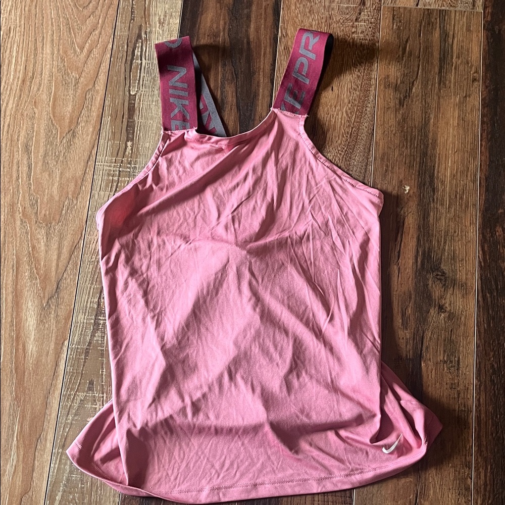 Nike Women's Rose Tank Top with Logo Straps